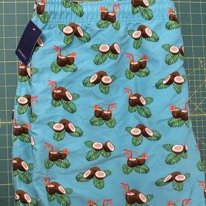 Crown & Ivy Men's-Size 2XL Polyester Swim Trunks